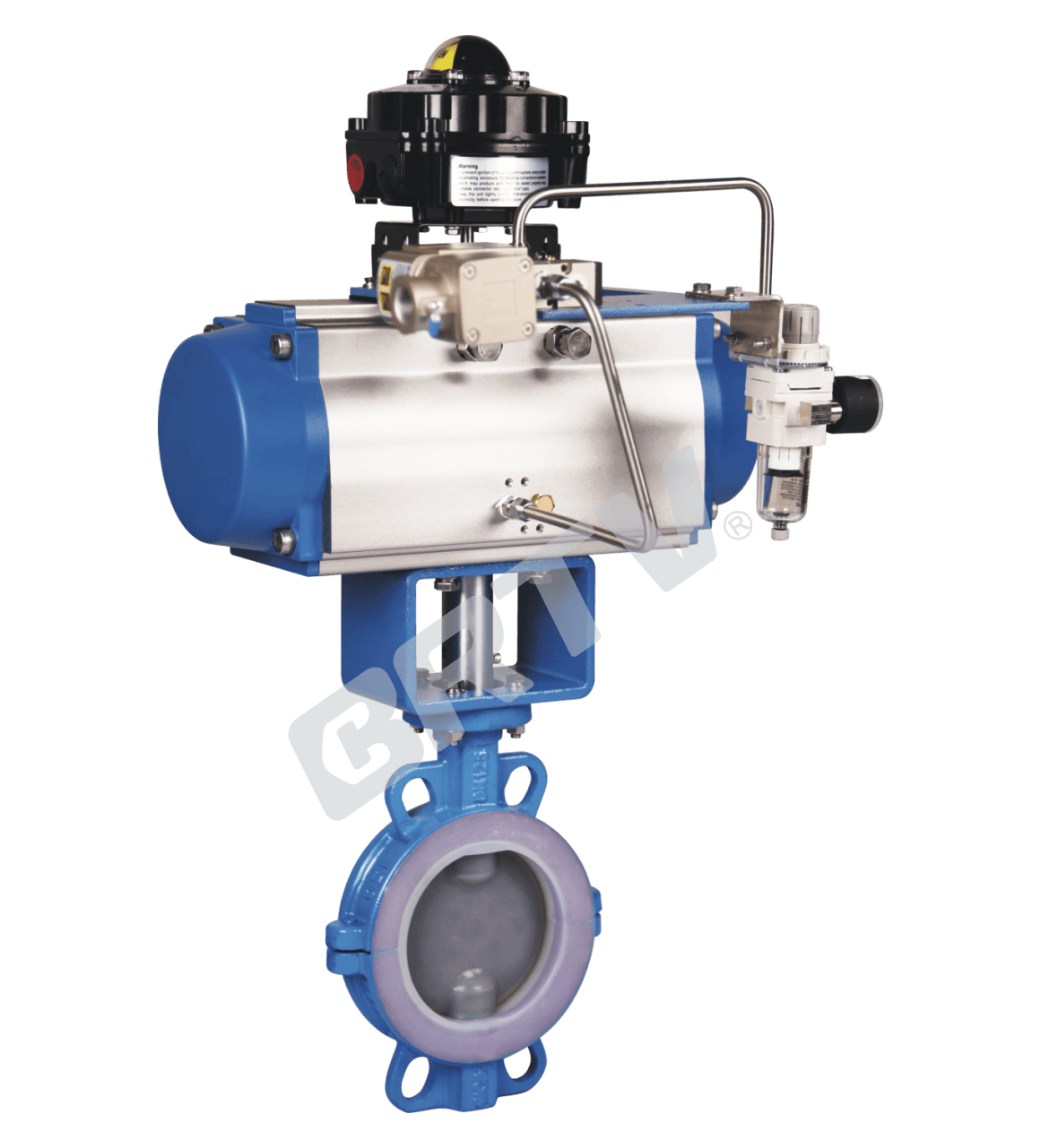 Air Soft Seal Butterfly Valve