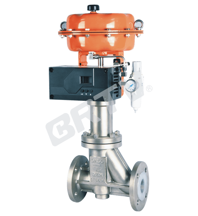 Fluorine Lined Control Valve