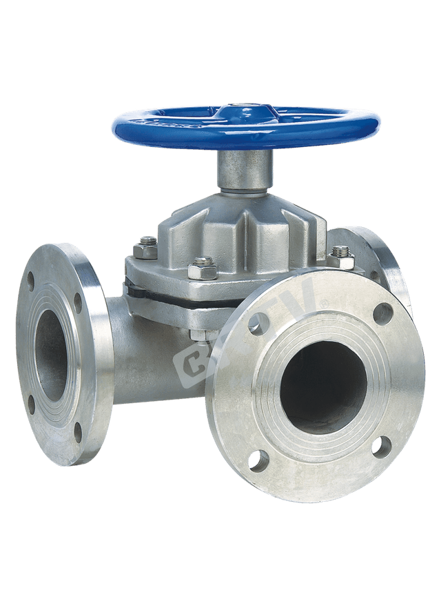 Three way Diaphragm Valve