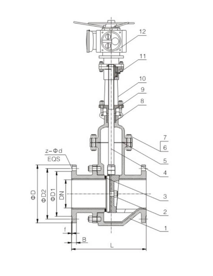 Electric Ceramic Slag Valve